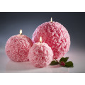 Wedding rose ball candle